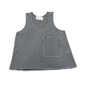 Women’s Rebecca Minkoff Tank Top White Black Cotton 2010s